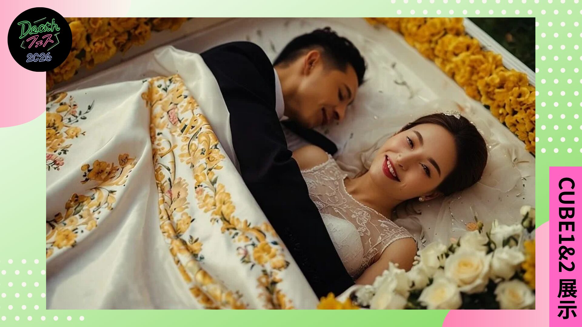 「夫婦棺」入棺体験